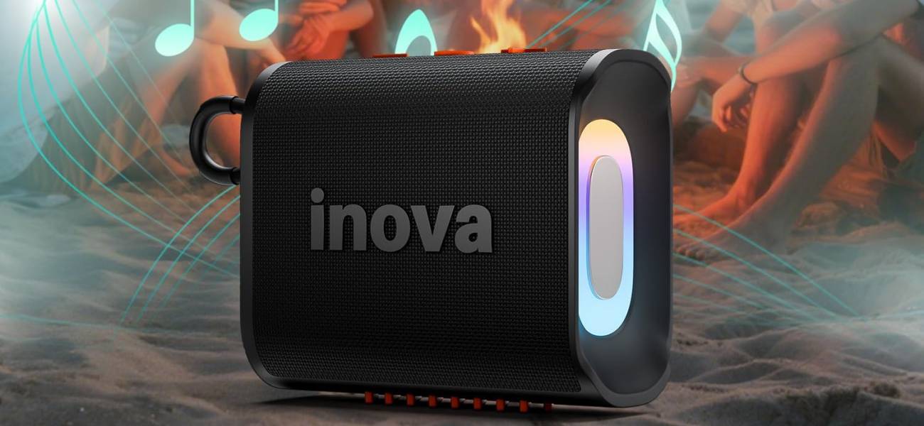 Por menos de R$ 70, caixa de som da inava traz Bluetooth 5.4, RGB e resistência à água