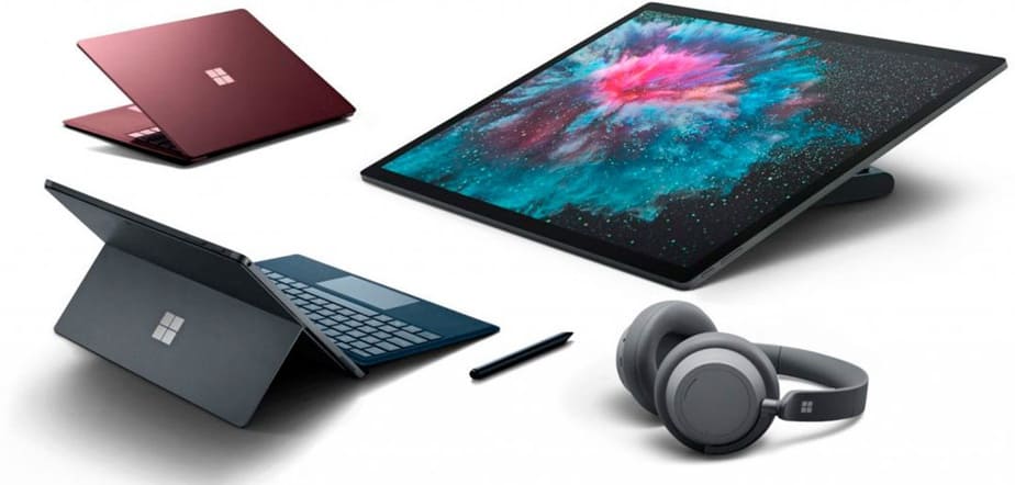 Microsoft anuncia Surface Pro 6, Surface Laptop 2, Surface Studio 2 e Surface Headphone