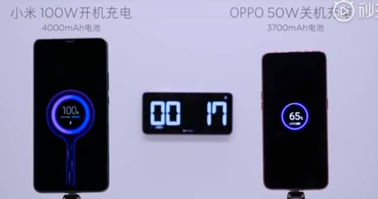 Xiaomi mostra carregador capaz de repor bateria do smartphone em 17 minutos