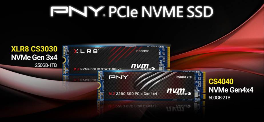 PNY anuncia a série de SSDs NVMe PCIe 4.0 CS4040; unidade promete leitura de até 4,8 GB/s