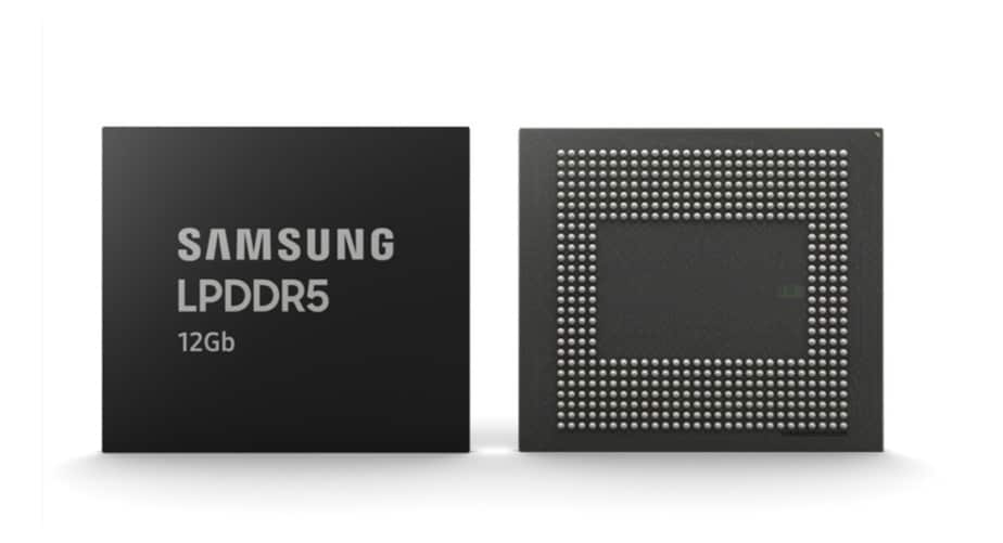 Samsung lança chips de memória LPDDR5 de 12 gigabits