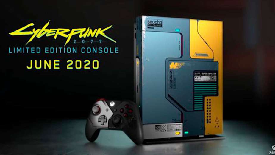 Microsoft revela edição limitada do Xbox One X com tema de Cyberpunk 2077