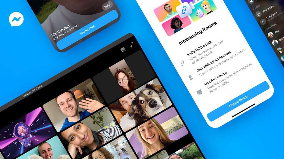 Facebook anuncia Messenger Rooms: até 50 pessoas numa mesma videoconferência