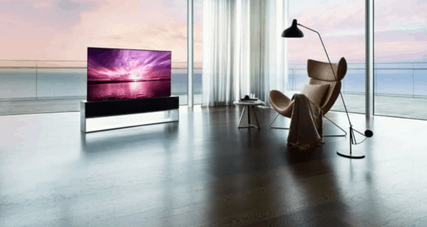 LG lança TV enrolável na Coreia por um preço exorbitante