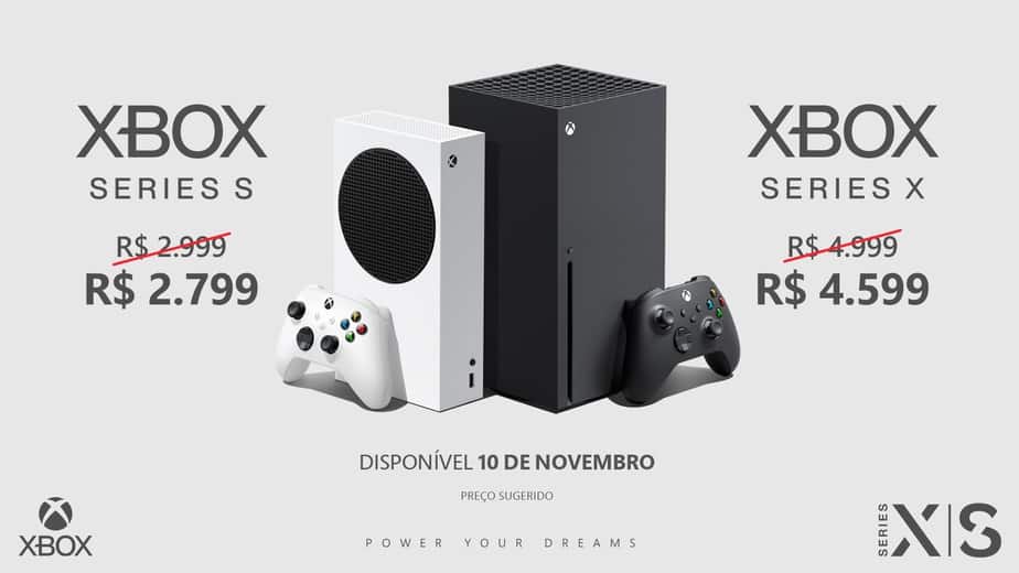 Xbox Series X e S diminuem os preços no Brasil