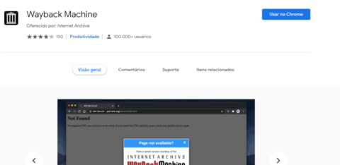 Este é o WayBack Machine, uma forma de acessar versões antigas de sites