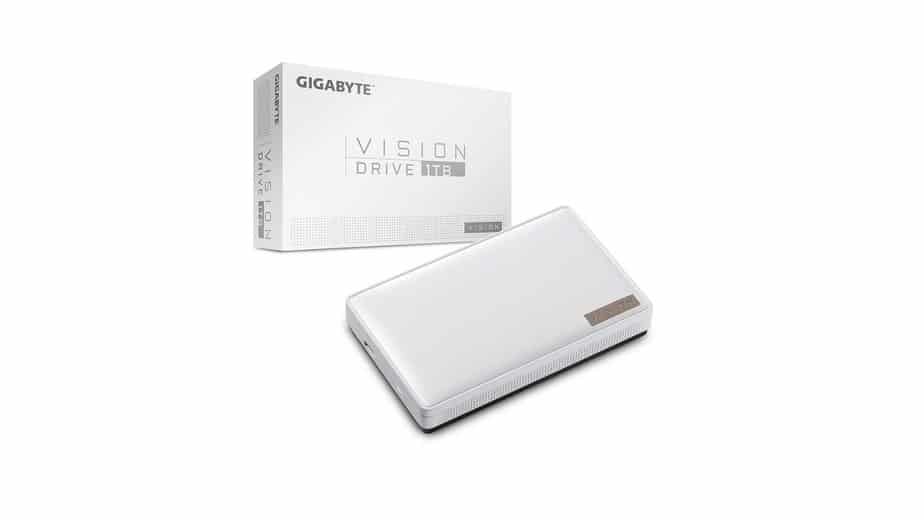 Gigabyte apresenta o Vision, um belo SSD externo que promete 2.000 MB/s em gravação sequencial