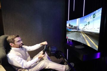 TV LG OLED flexível