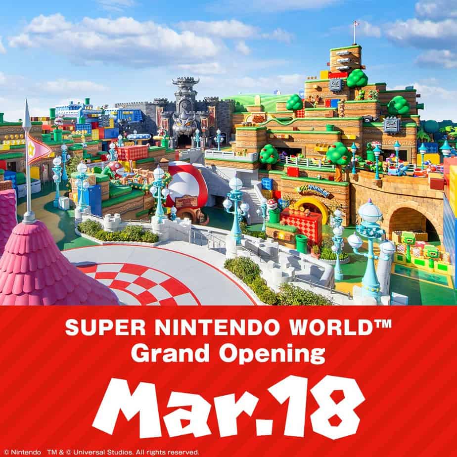 Super Nintendo World será inaugurado no dia 18 de março no Japão