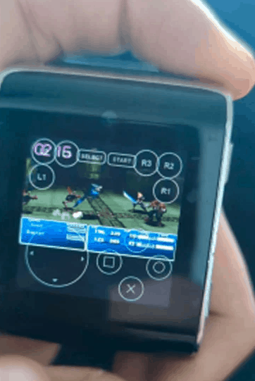 Gamer consegue rodar Final Fantasy 7 em um smartwatch Android