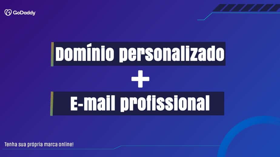 Combo Domínio + E-mail Profissional na GoDaddy [VÍDEO]
