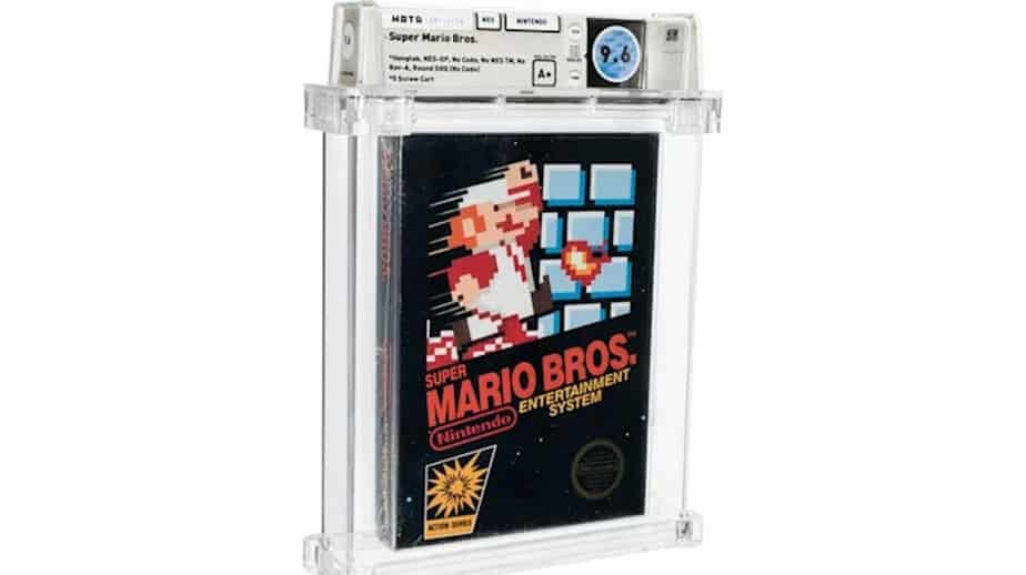 Cartucho de Super Mario Bros é vendido por US$ 660 mil