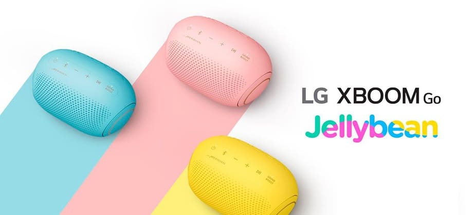 LG lança no Brasil a XBOOM Go Jellybean, nova linha de caixas de som portáteis