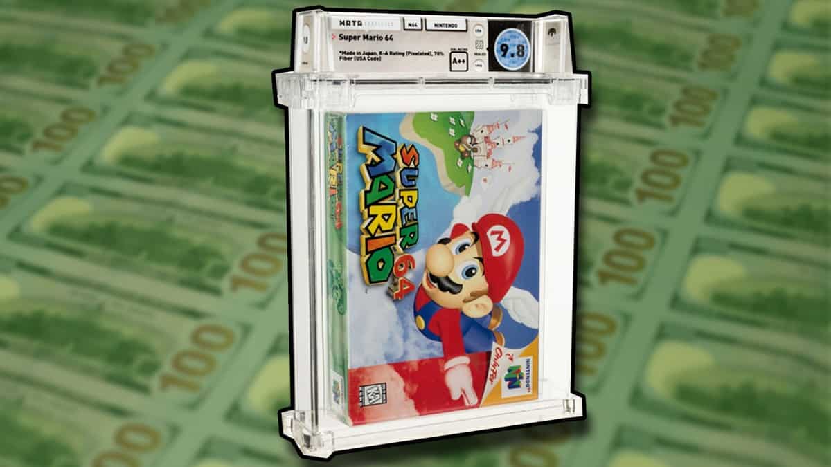 Cópia original e lacrada de Super Mario 64 é vendida por US$ 1 milhão em leilão