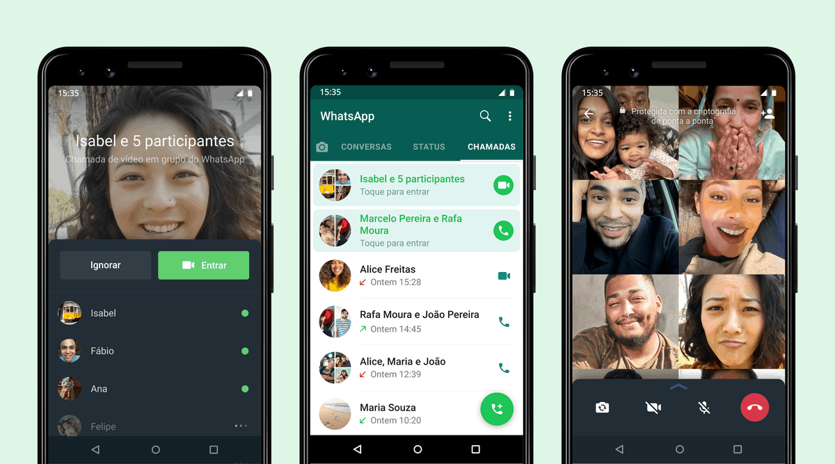 WhatsApp: Agora você pode entrar em chamadas de vídeo em grupo a qualquer momento