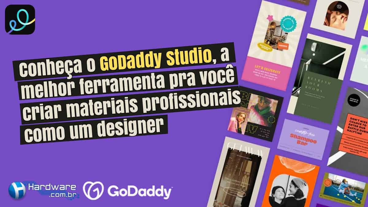 GoDaddy Studio: a melhor ferramenta pra você criar materiais profissionais como um designer [VÍDEO]