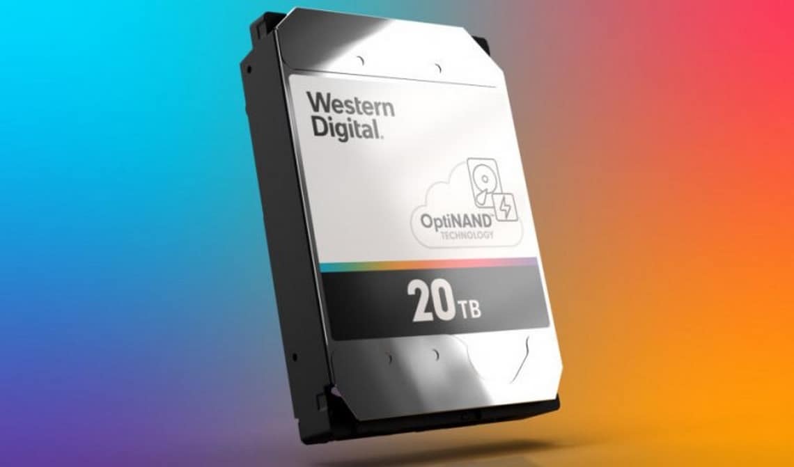 Western Digital lança HD de 20 TB com nova tecnologia OptiNAND