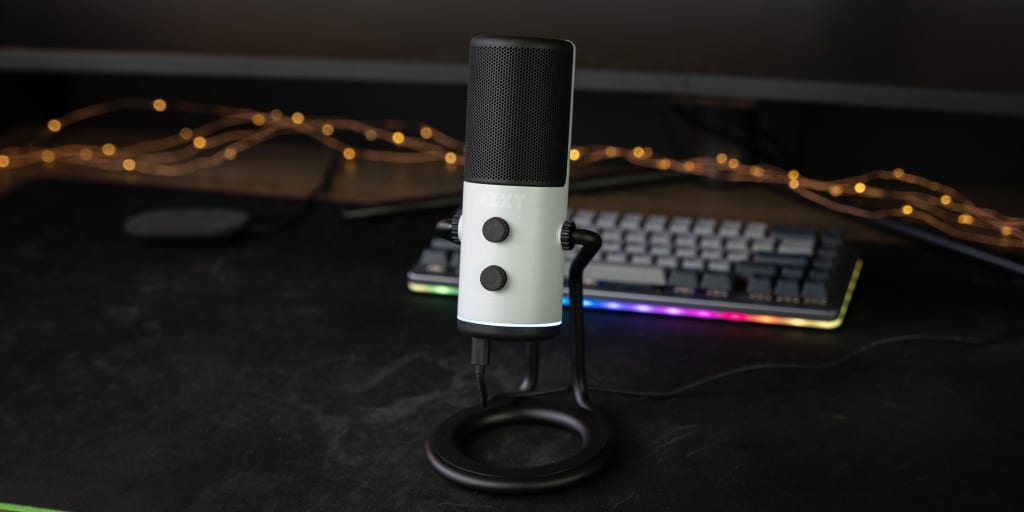 NZXT anuncia o Capsule, seu primeiro microfone USB para streamers e criadores de conteúdo