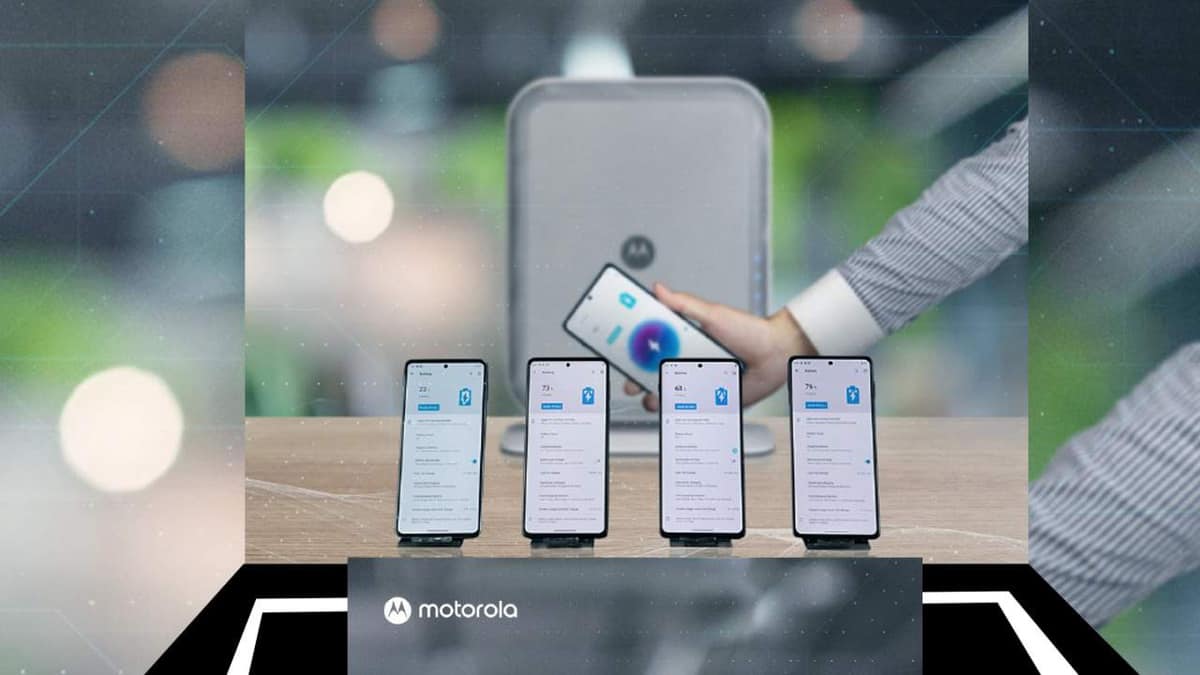 Motorola mostra carregador sem fio que pode carregar até 4 smartphones ao mesmo tempo