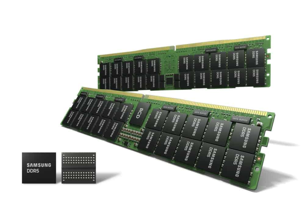 Samsung inicia produção em massa de memórias DDR5