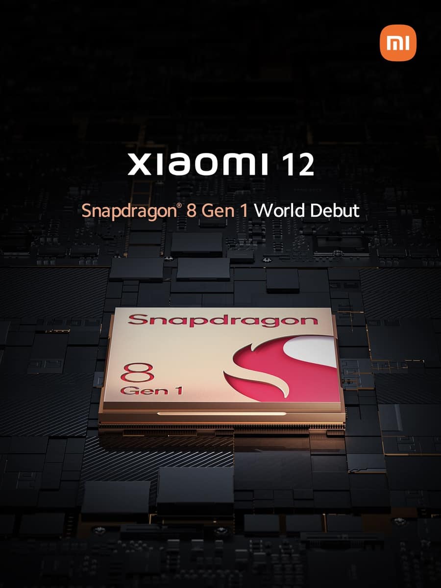 Xiaomi 12 será o primeiro smartphone com Snapdragon 8 Gen 1