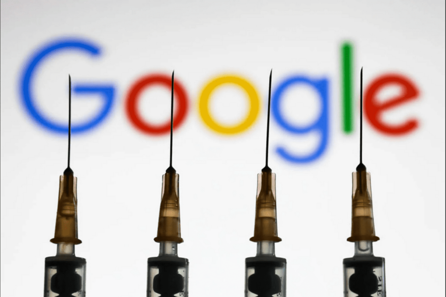 Google funcionários não vacinados