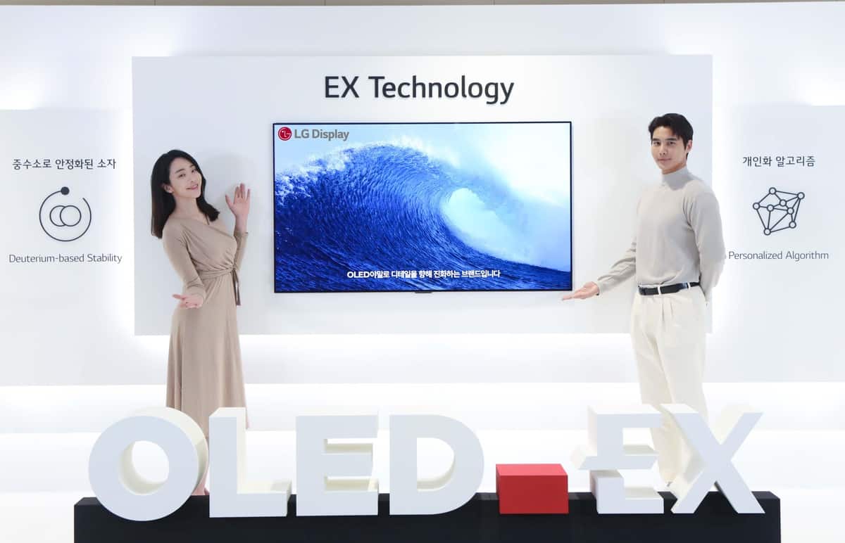 LG revela nova tecnologia de telas OLED EX