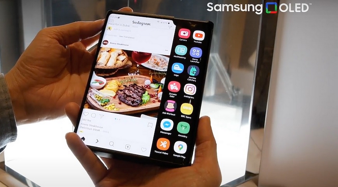 CES 2022: Samsung mostra novas telas dobráveis e roláveis