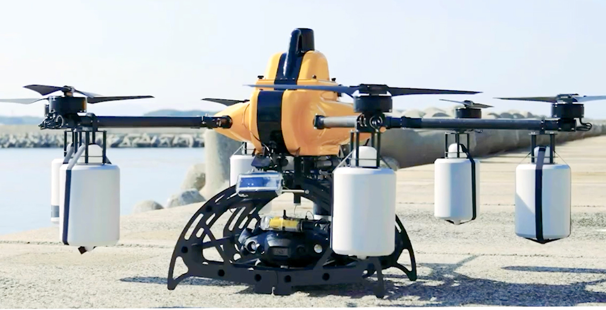 Este é o primeiro drone que funciona tanto no ar quanto debaixo d’água