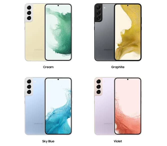 Galaxy S22, Galaxy S22 Plus e Galaxy S22 Ultra são lançados oficialmente 6 Cores extras