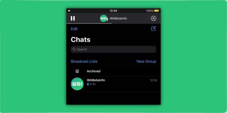 WhatsApp lança recurso para ouvir áudio fora da conversa 1 whatsapp voice message chat 9to5mac