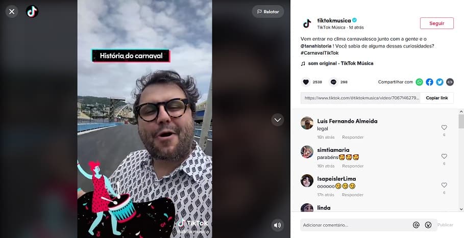 TikTok anuncia programação de Carnaval com shows ao vivo 2 Carnaval do TikTok