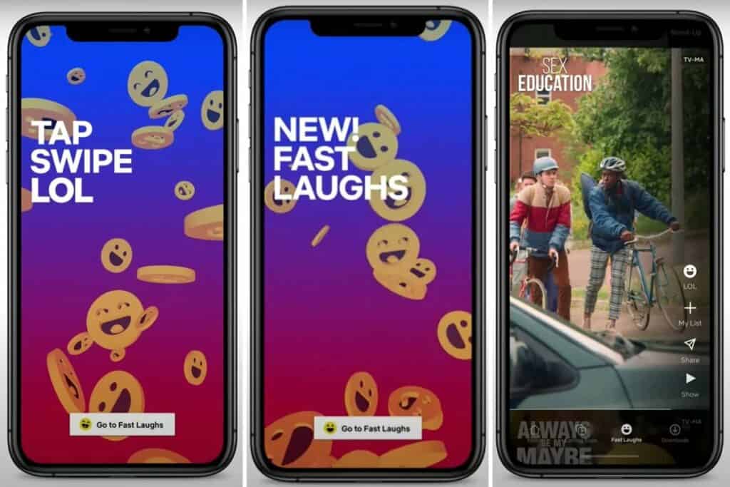Netflix está trazendo o recurso Fast Laughs para TV 1 Fast Laughs