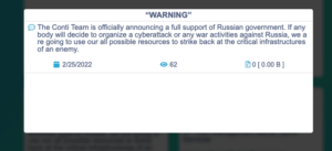 Grupo hacker Anonymous declara guerra cibernética contra a Rússia 4 conti alerta