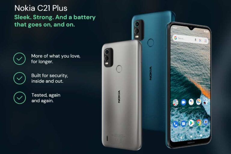 Nokia lança 3 novos smartphones: C21, C21 Plus e C2 1 nokia c21 plus image 1645955396377