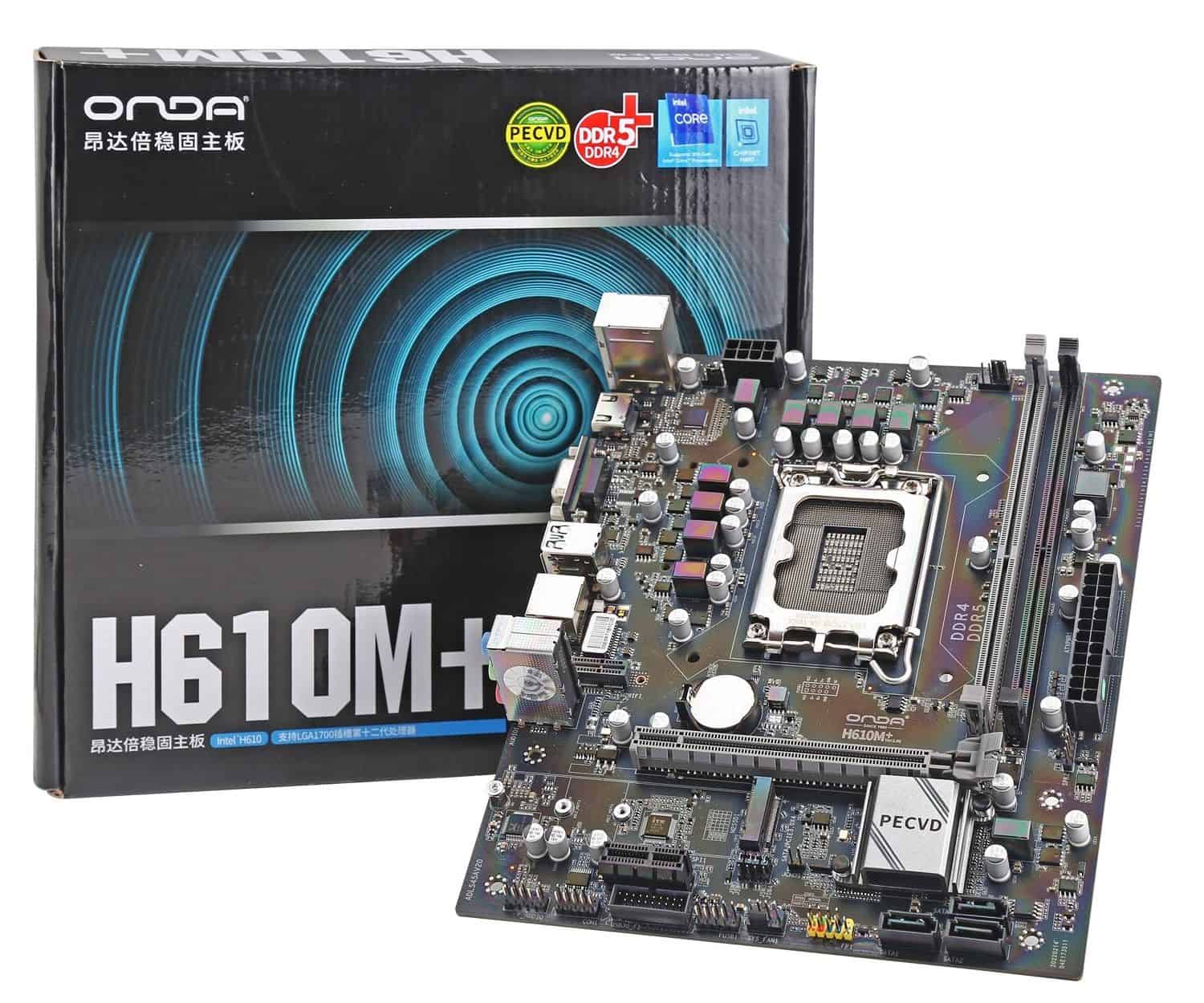 ONDA H610+: esta placa-mãe chinesa tem suporte para memória DDR4 e DDR5 1 ONDA H610+