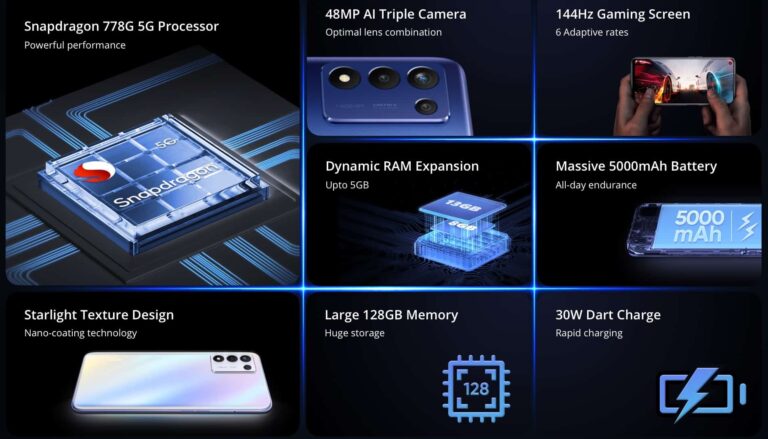 Realme 9 e 9 SE são lançados com até 13 GB de memória RAM 3 Realme 9 SE