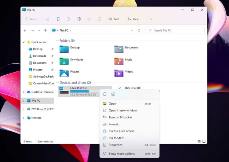 Windows 11: Microsoft começa a resolver lentidão nos menus de contexto 2 Windows 11 context menu