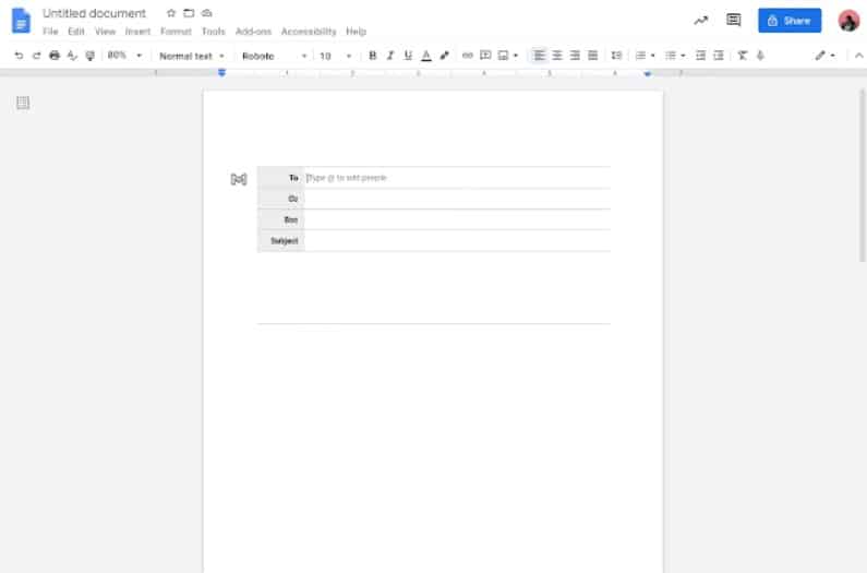 Agora é possível enviar e-mails através do Google Docs 1 Google Docs
