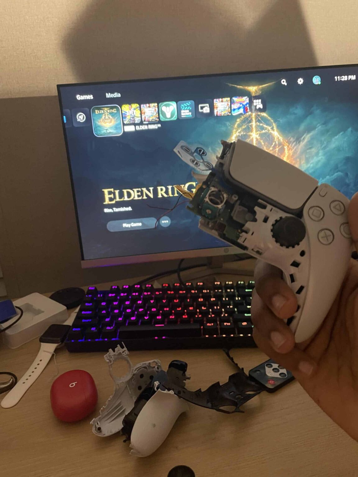 Elden Ring controle PS5