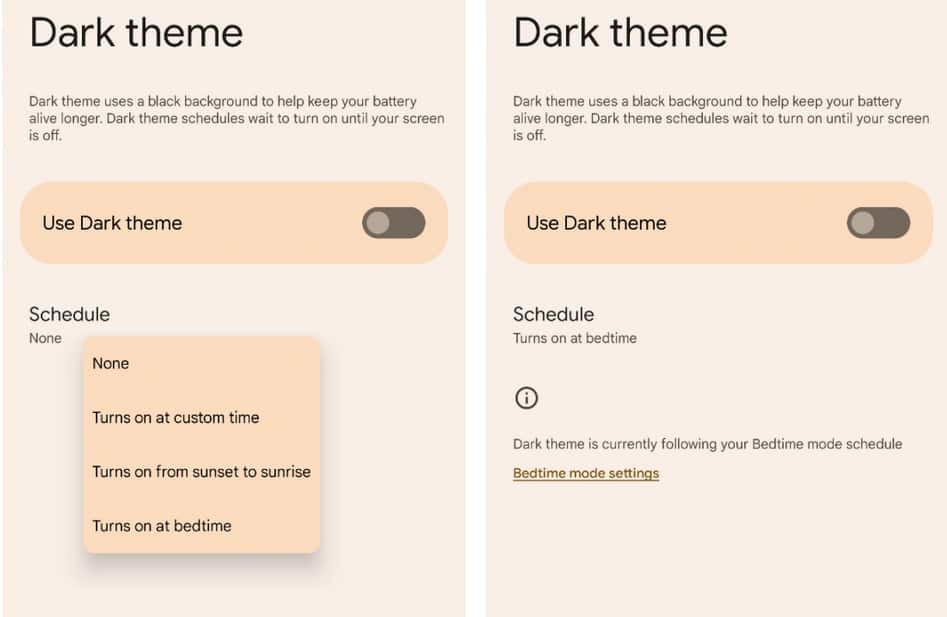 Android 13 poderá acionar Modo Escuro automaticamente e dedurar apps que drenam bateria 1 android 13