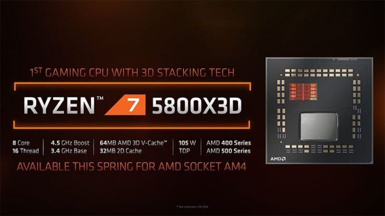 Intel anuncia o processador mais rápido do mundo, veja as especificações 1 Ryzen 7 5800X3D