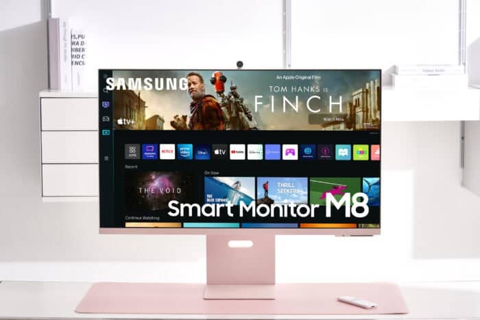 Conheça o Samsung M8, monitor inteligente de 32" e webcam Full HD 3 Samsung Smart Monitor M8