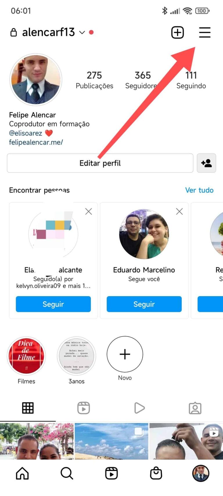 Como ver tudo que curti no Instagram 2 Instagram