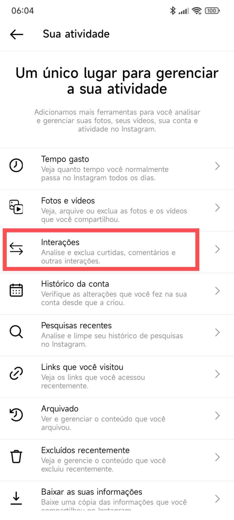 Como ver tudo que curti no Instagram 4 Instagram