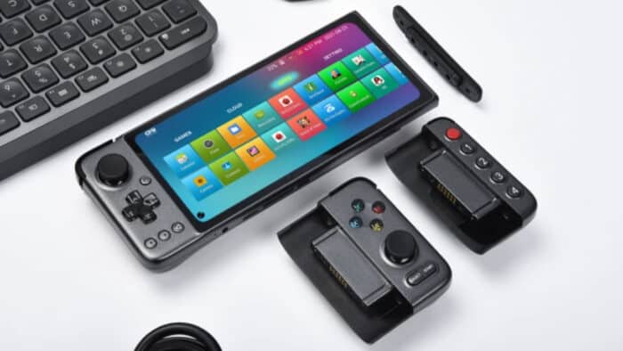 Conheça o GPD XP Plus, um clone do Nintendo Switch com controles magnéticos