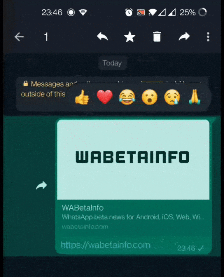 WhatsApp 2022: conheça as funções que serão lançadas ainda este ano 4 whatsapp beta reacao emoji mensagens 1 1