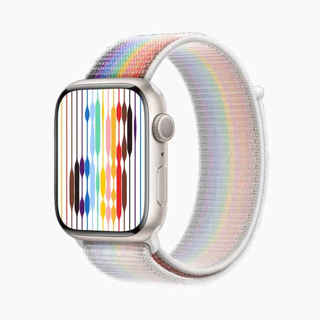 Apple Watch ganha novos modelos de pulseiras em homenagem ao “Mês do Orgulho” 1 Apple Watch