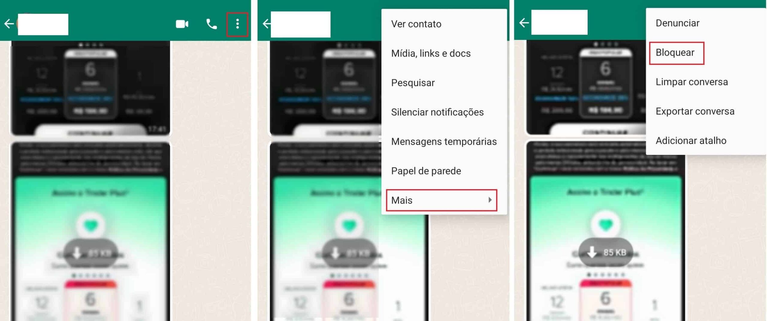 Como bloquear alguém no WhatsApp 1 bloquear alguém no WhatsApp