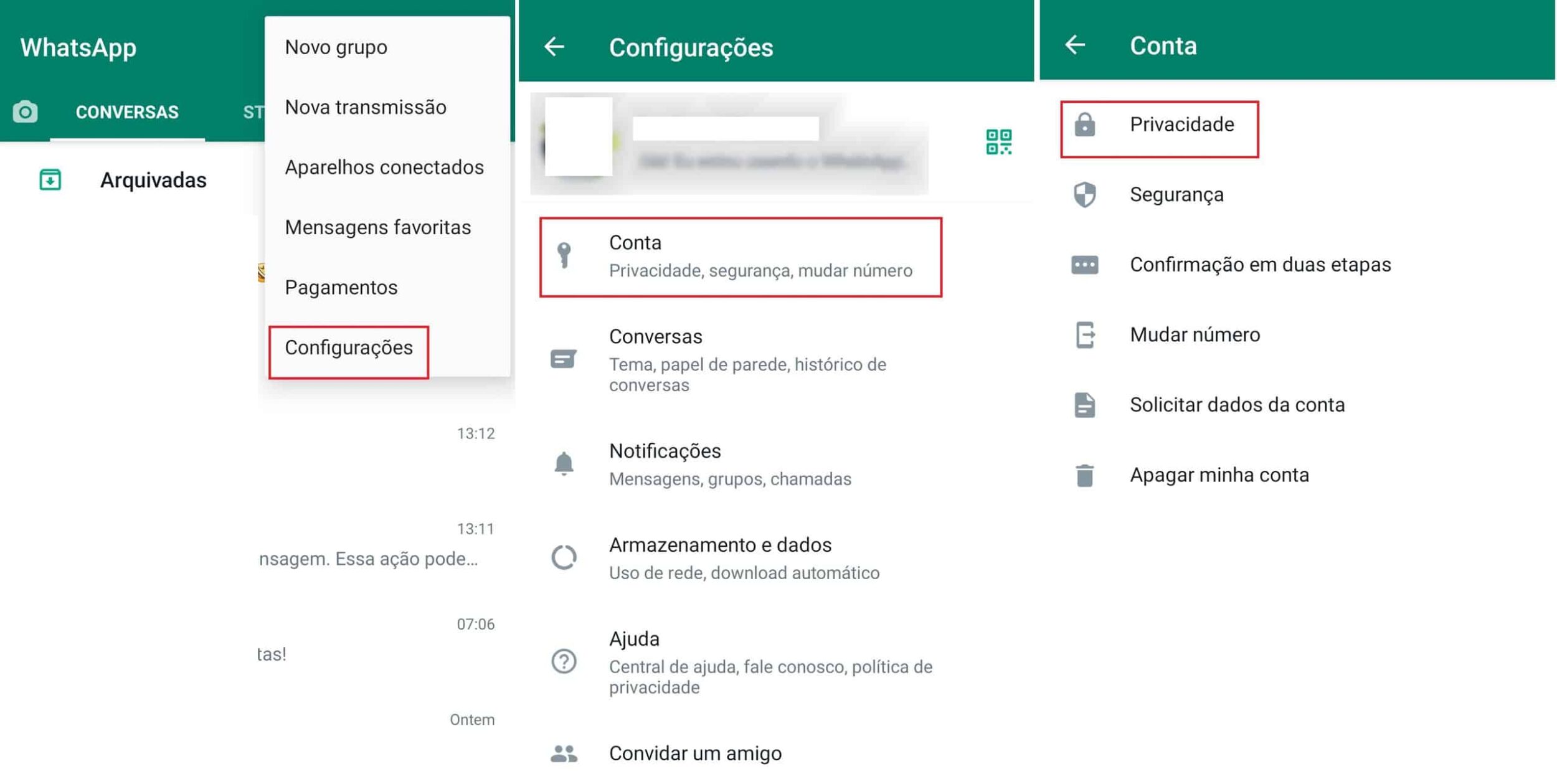 Como bloquear alguém no WhatsApp 3 bloquear alguém no WhatsApp